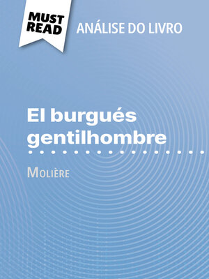 cover image of El burgués gentilhombre de Molière (Análise do livro)